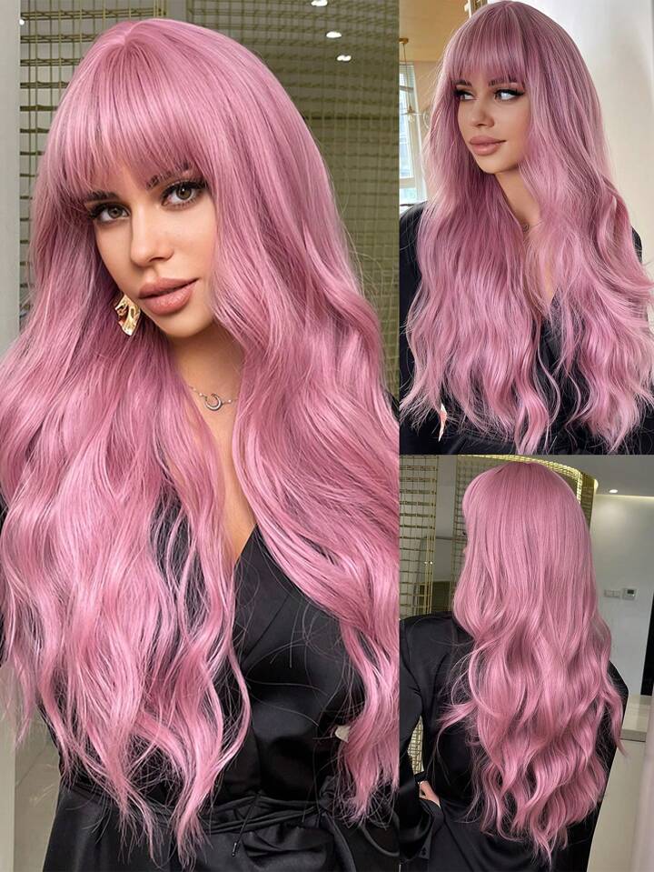 pink wig
