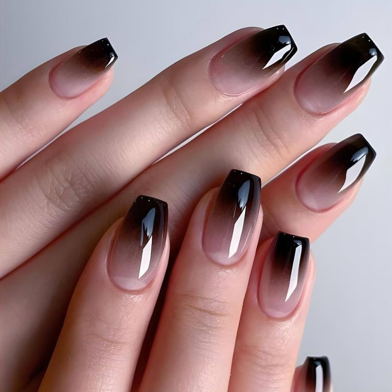 Black Coffin Nails