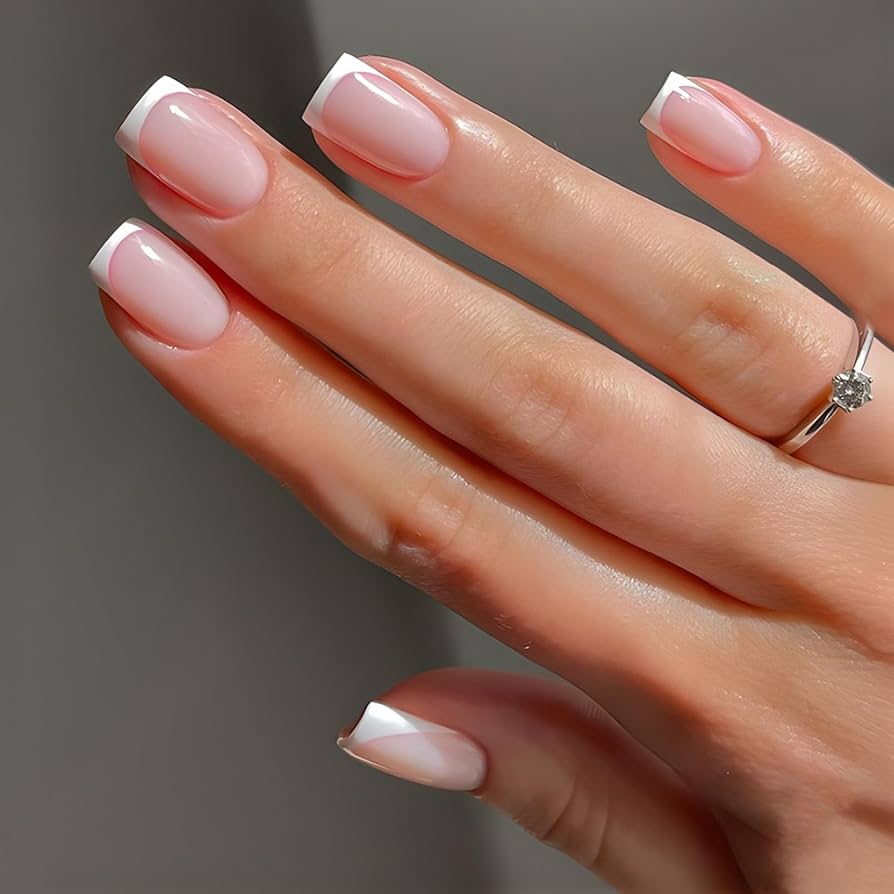 color french tip nails